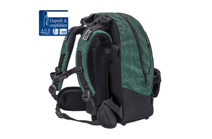 Belmil 2in1 School Backpack with Fanny pack Premium Schulrucksack Twist of Lime #4