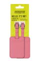 American Tourister Zubehör Luggage Tag X2 Pink Glitch #4