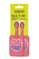 American Tourister Zubehör Luggage Tag X2 Print Girl Power #4