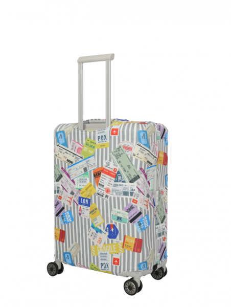 Travelite Accessoires Kofferhülle Kofferhülle M Multi.Color/Tickets #4