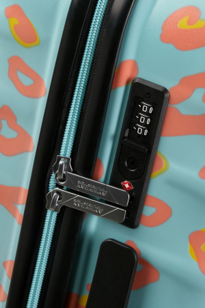 American Tourister Wavebreaker Disney Spinner 77/28 Tsa Disney Fl Minnie Pastel Dots #4