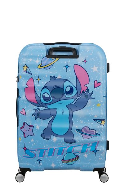 American Tourister Wavebreaker Disney Spinner 77/28 Tsa Disney Fl Stitch Universe #4