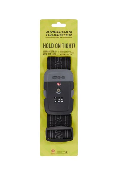 American Tourister Zubehör Luggage Belt Tsa Black/Grey #4