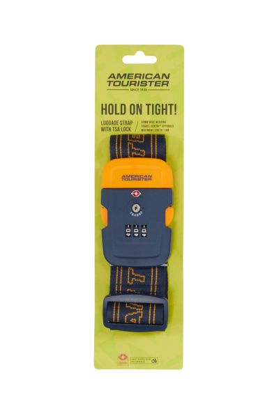 American Tourister Zubehör Luggage Belt Tsa Navy/Orange #4
