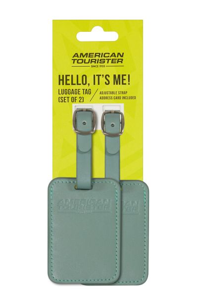 American Tourister Zubehör Luggage Tag X2 Iceberg Green #4