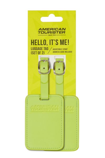 American Tourister Zubehör Luggage Tag X2 Light Lime #4