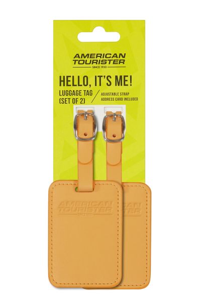 American Tourister Zubehör Luggage Tag X2 Papaya Pop #4
