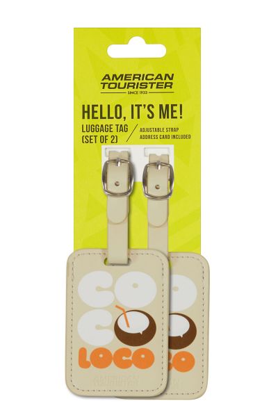 American Tourister Zubehör Luggage Tag X2 Print Coco Loco #4