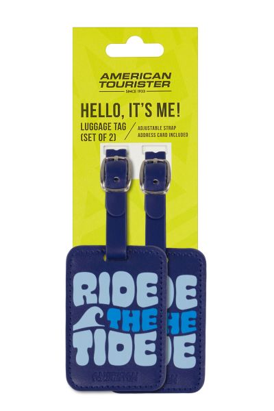 American Tourister Zubehör Luggage Tag X2 Print Ride The Tide #4