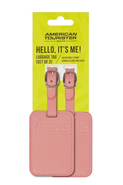 American Tourister Zubehör Luggage Tag X2 Solar Pink #4