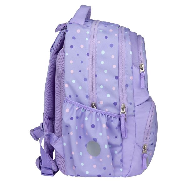 Belmil Maxi Pack Schulrucksack Purple Dots #4