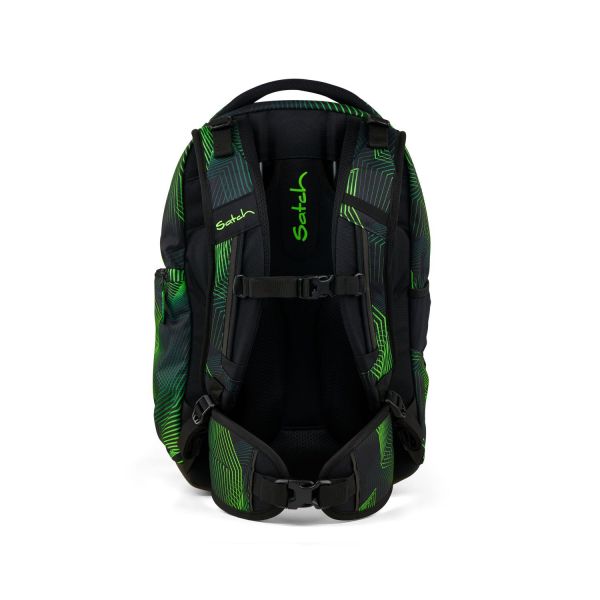 Satch Match Schulrucksack Seismic Green #4