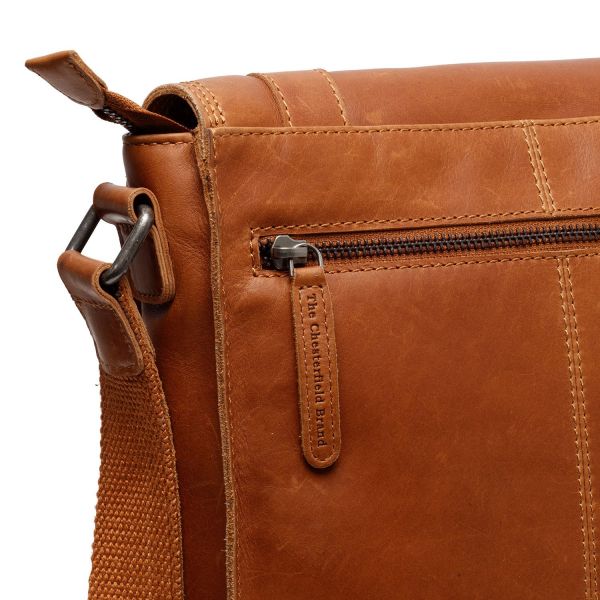 The Chesterfield Brand Adelanto Flapoverbag Cognac #4