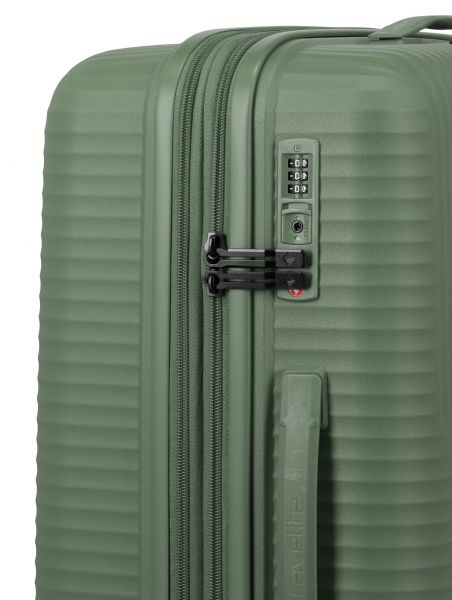 Travelite Air Stripe Trolley 4w M exp Green #4