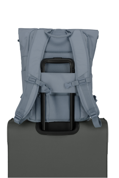 Travelite Basics Rollup Rucksack Rauchblau #4