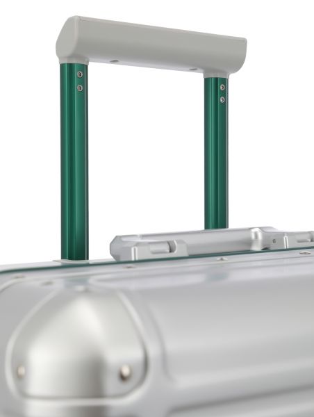 Travelite Next 4w Trolley L Silber-Grün #4