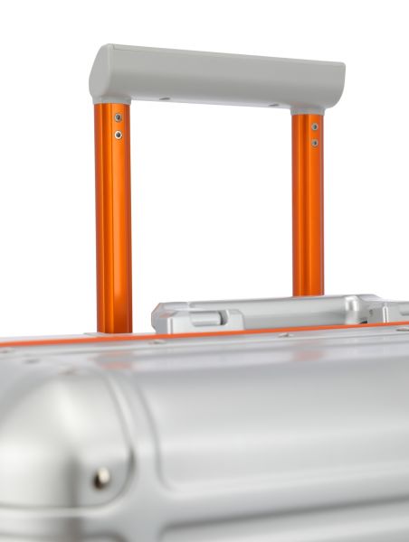 Travelite Next 4w Trolley M Silber-Orange #4