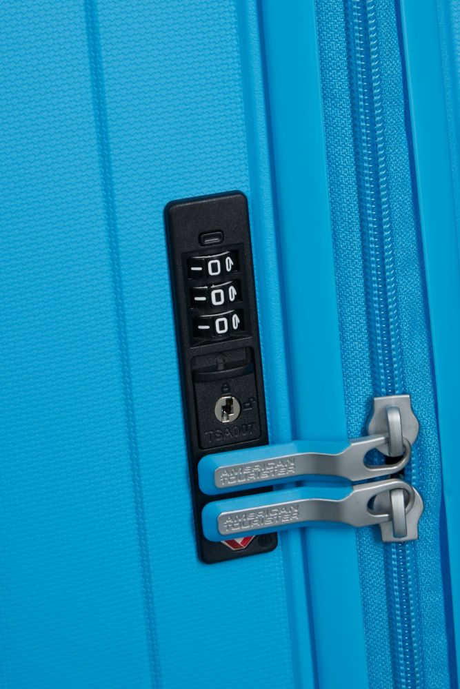 American Tourister Rejoy Spinner 67/24 Tsa Azure Blue #5