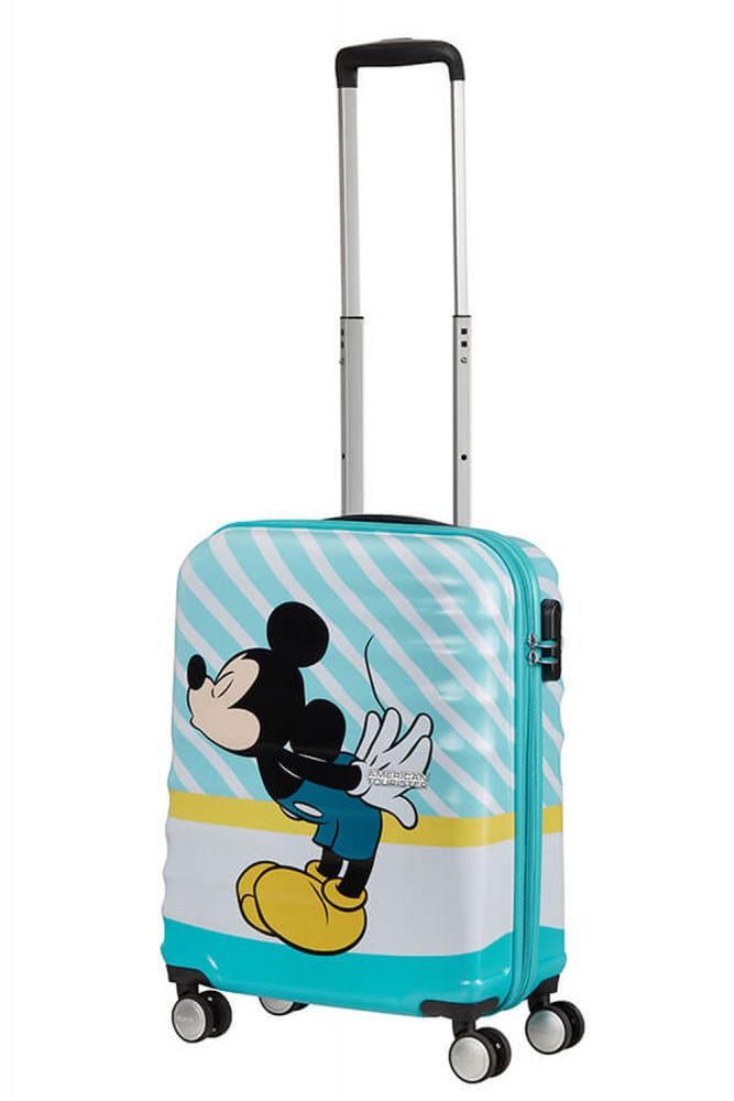 American Tourister Wavebreaker Disney Spinner 55/20 Disney Mickey Blue Kiss #5