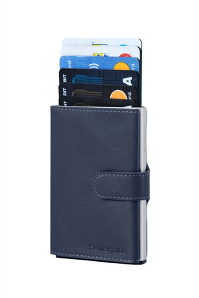 Samsonite Alu Fit Slide-Up Wallet Blue #5