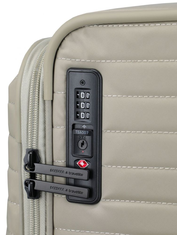 Travelite Barbara Stepp 4W Trolley S Beige #5