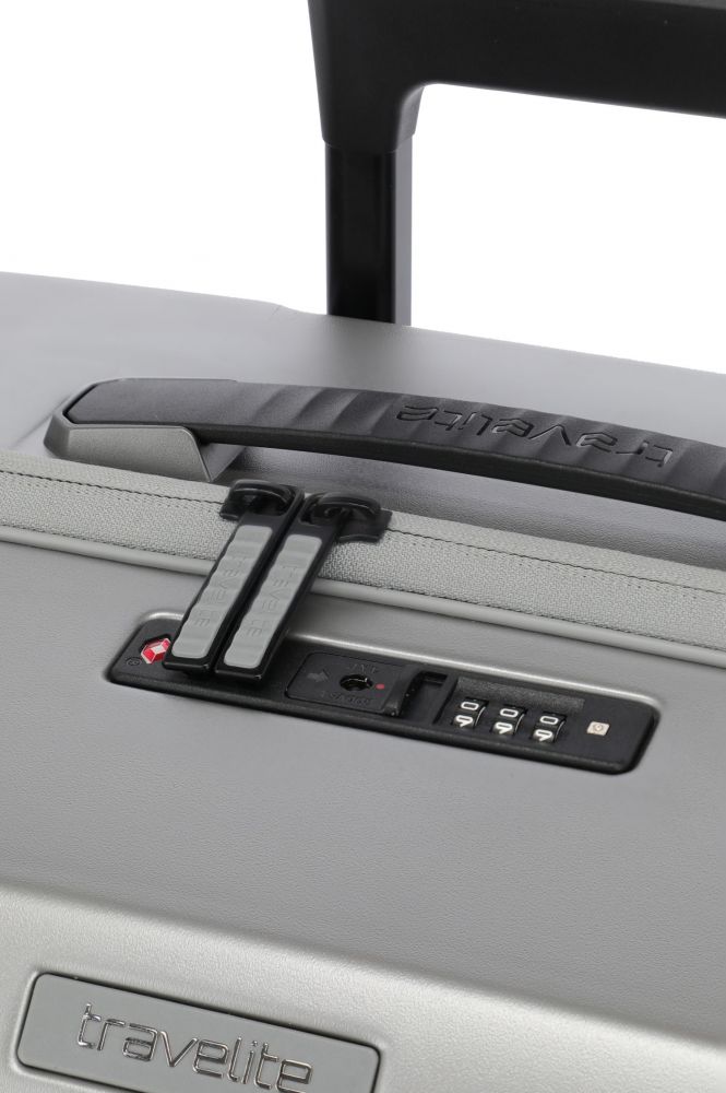 Travelite Millennium Trolley 4w L/M exp./S Silver #5