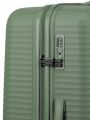 Travelite Air Stripe Trolley 4w L/M exp./S Green #5