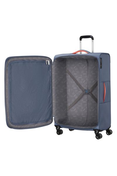 American Tourister Cloudrider Spinner L Exp Tsa Stone Blue #5