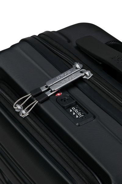 American Tourister Flashline Spinner 55/20 Frontloader Shadow Black #5