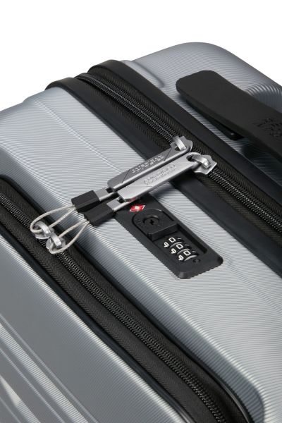 American Tourister Flashline Spinner 55/20 Frontloader Sky Silver #5