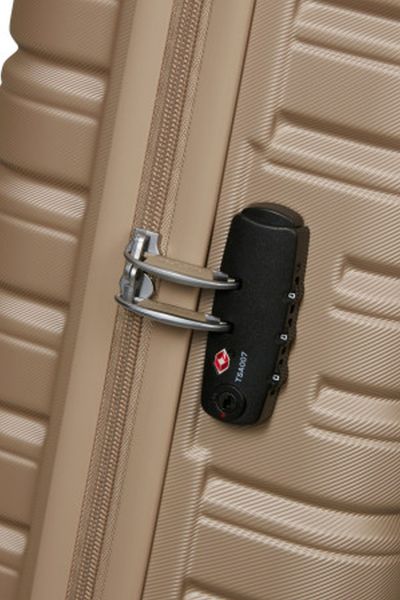 American Tourister Flashline Spinner 55/20 Tsa Ivory Gold #5