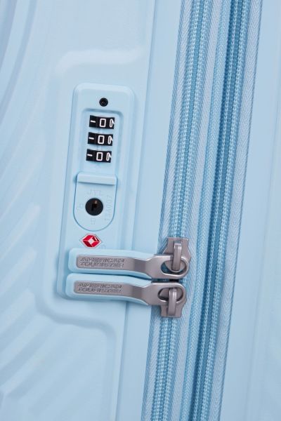 American Tourister Mickey Magic Spinner 55/20 Exp Tsa Mickey Pastel Blue #5