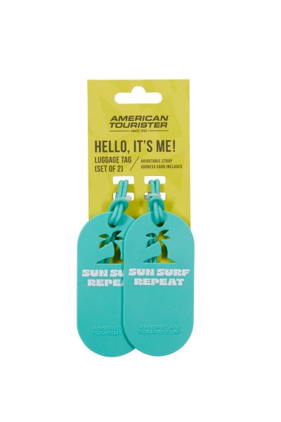 American Tourister Zubehör Luggage Tag X2 Fun Sun Surf Repeat #5