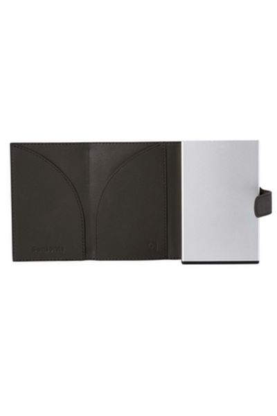 Samsonite Alu Fit Slide-Up Wallet Dark Brown #5