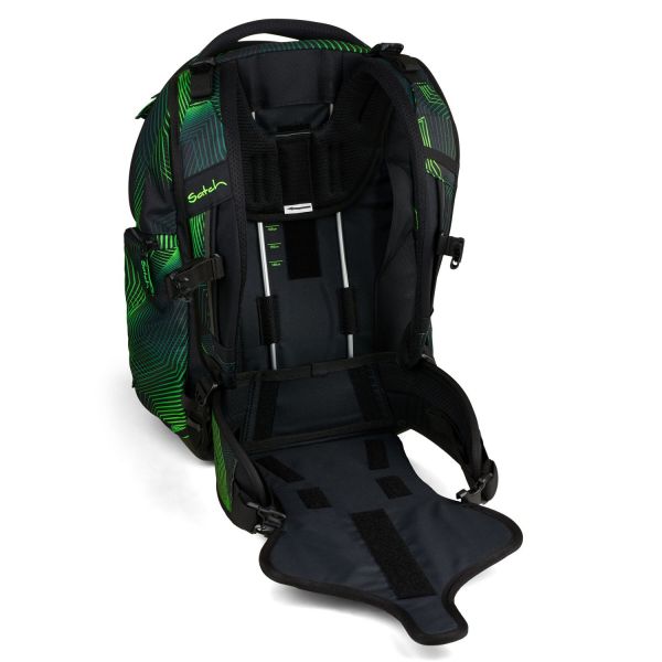 Satch Match Schulrucksack Seismic Green #5
