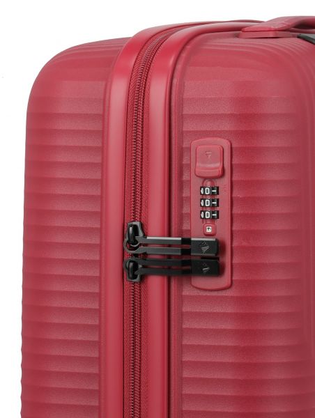 Travelite Air Stripe Trolley 4w L/M exp./S Red #5