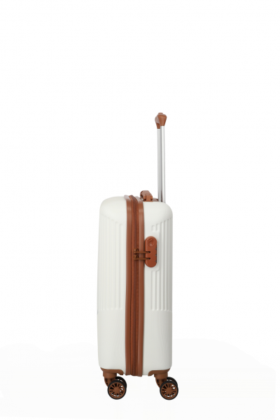 Travelite Bali Trolley S 55 Weiss/Cognac #5