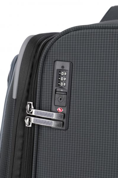Travelite Corsiica Trolley 4w M exp. Black #5