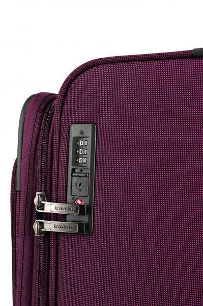 Travelite Cubis Trolley 4w Lexp/Mexp/Sexp/BC/BB Berry #5