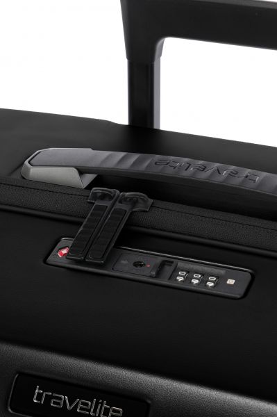 Travelite Millennium Trolley 4w L/M exp./S Black #5