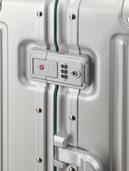 Travelite Next 4w Trolley M Silber-Grün #5