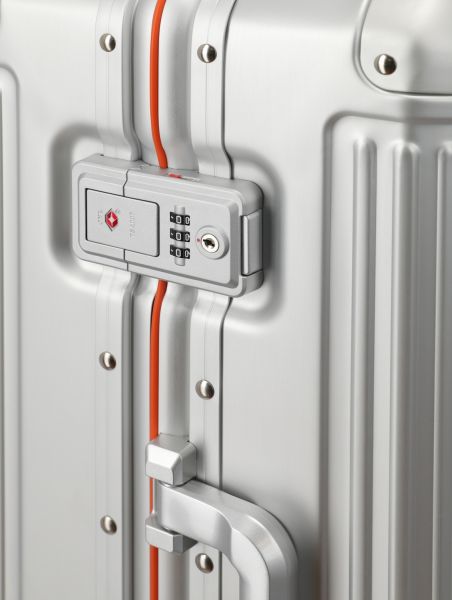 Travelite Next 4w Trolley S Silber-Orange #5