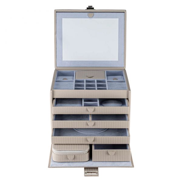 Windrose Corbello Schmuckkoffer XL Taupe #5