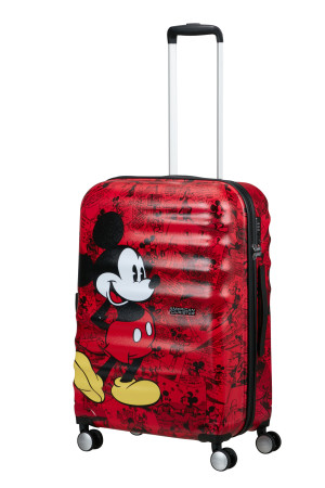American Tourister Wavebreaker Disney Spinner 67/24 Tsa Disney Fl Mickey Comics Red #6