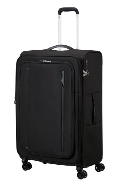 American Tourister Cloudrider Spinner L Exp Tsa Jet Black #6