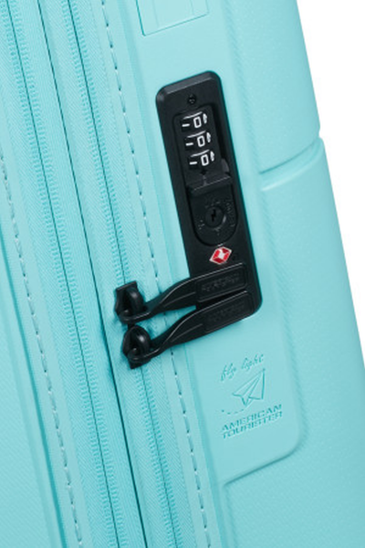 American Tourister Dashpop Disney Spinner 55/20 Exp Tsa Disney Stitch Flower #6