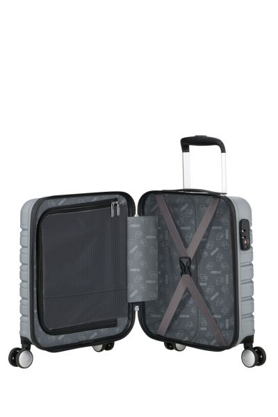 American Tourister Flashline Spinner Underseater Sky Silver #6