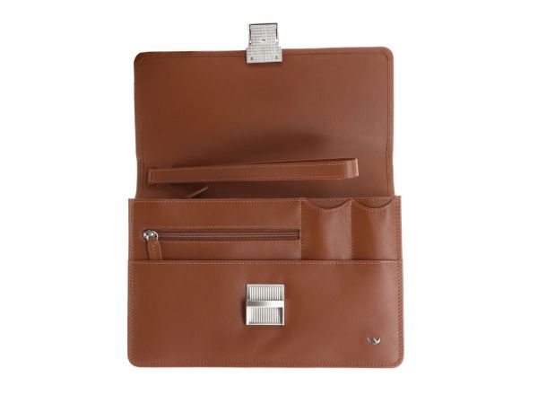 Golden Head Polo Handgelenktasche Cognac #6