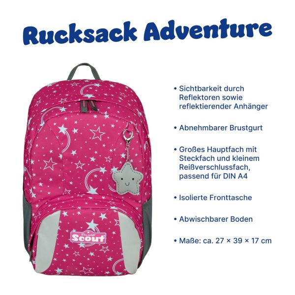 Scout Rucksack Adventure Rucksack Stars #6