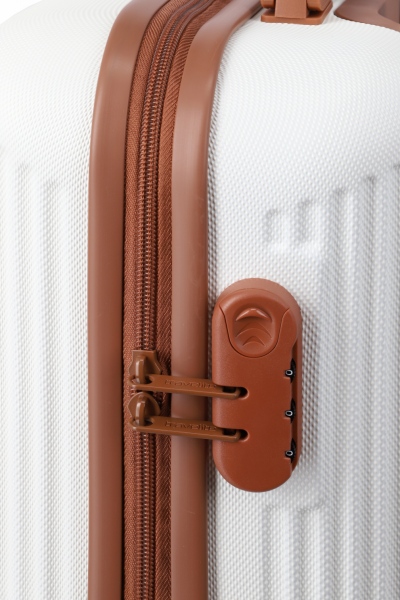 Travelite Bali Trolley S 55 Weiss/Cognac #6